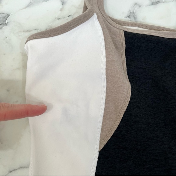 Alo Yoga Spacedye Outlines Jumpsuit Darkest Night Colorblock XL - Picture 13 of 15